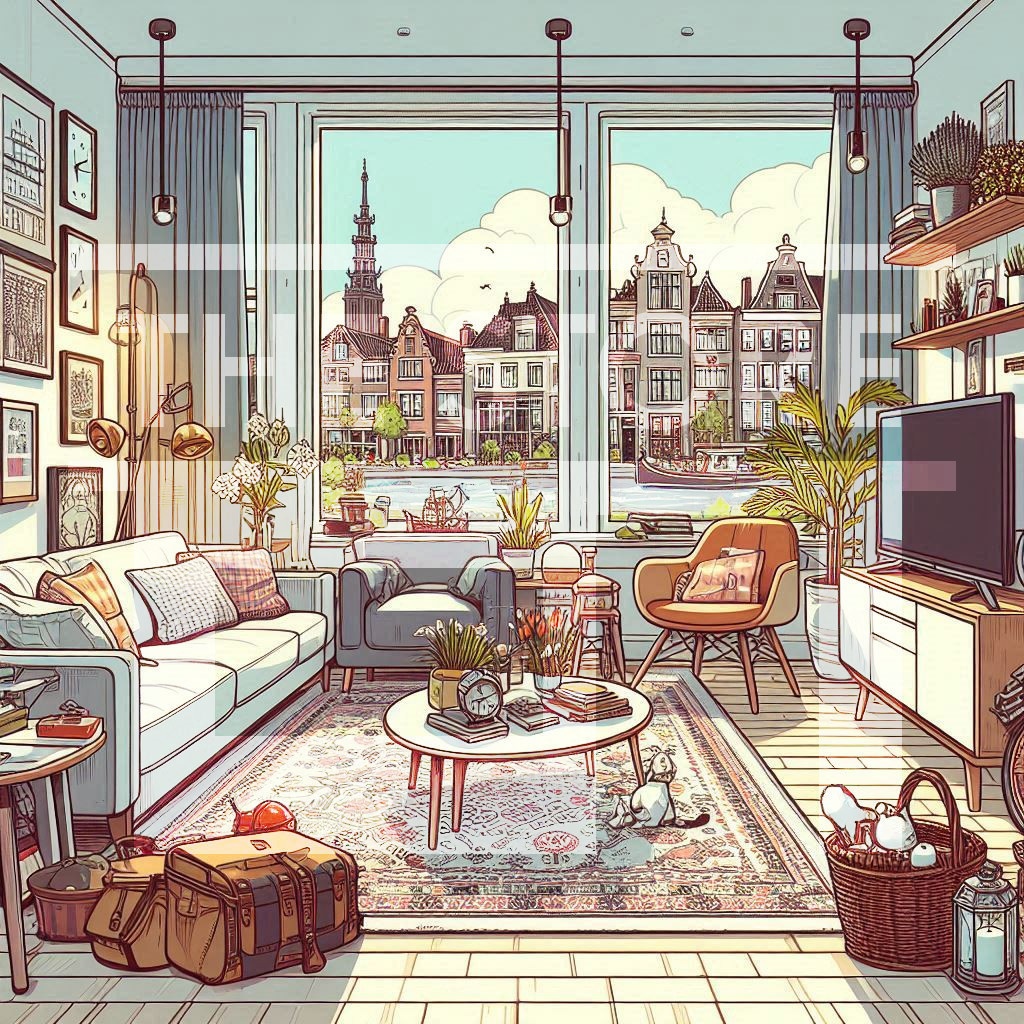 【イラスト素材】住宅の部屋3