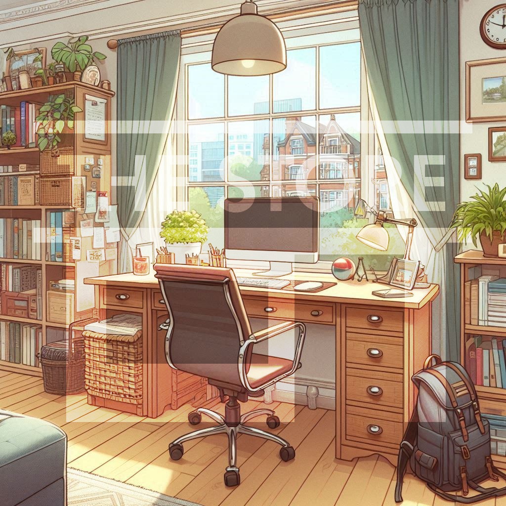 【イラスト素材】住宅の部屋4
