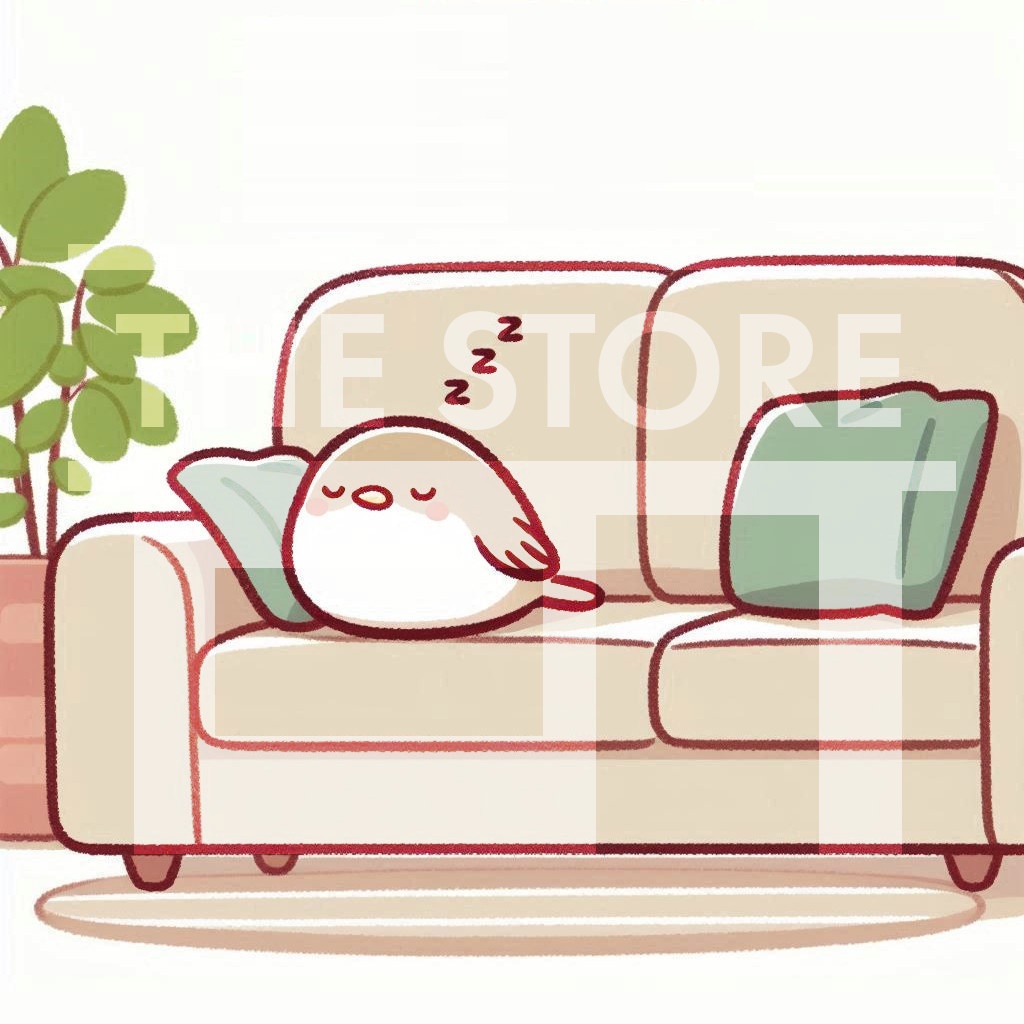 【イラスト素材】ゆるいウグイス2