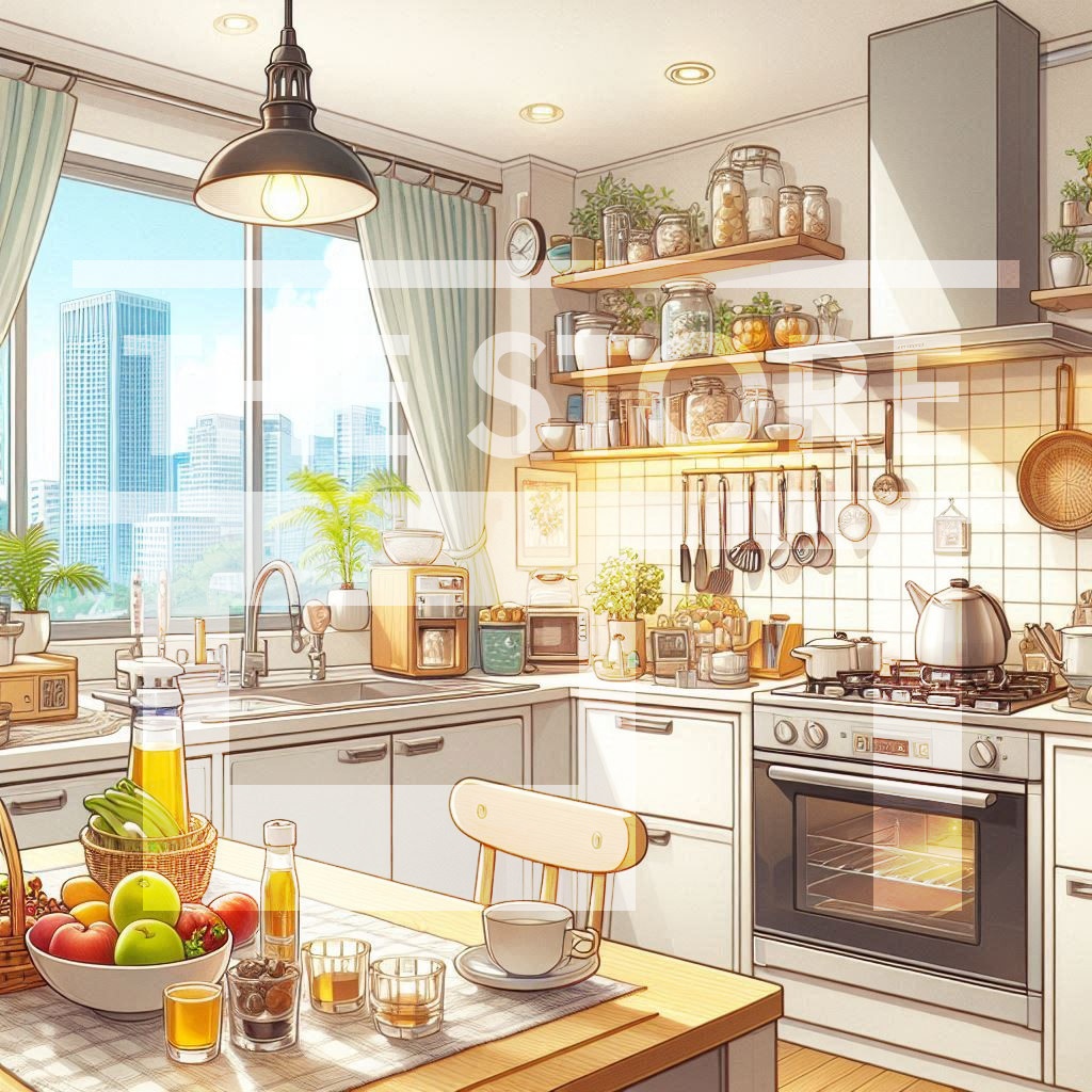 【イラスト素材】マンションの部屋5