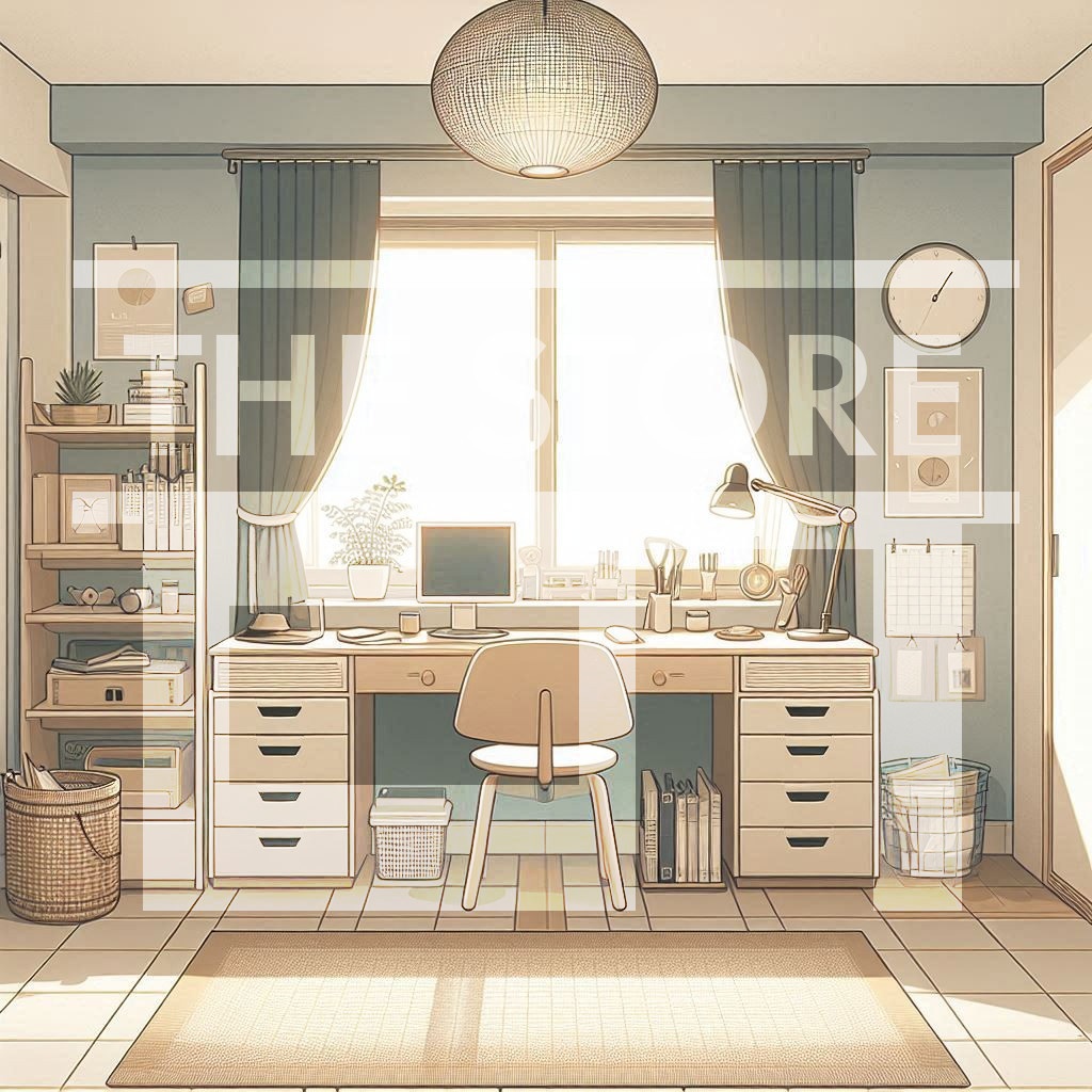 【イラスト素材】マンションの部屋6