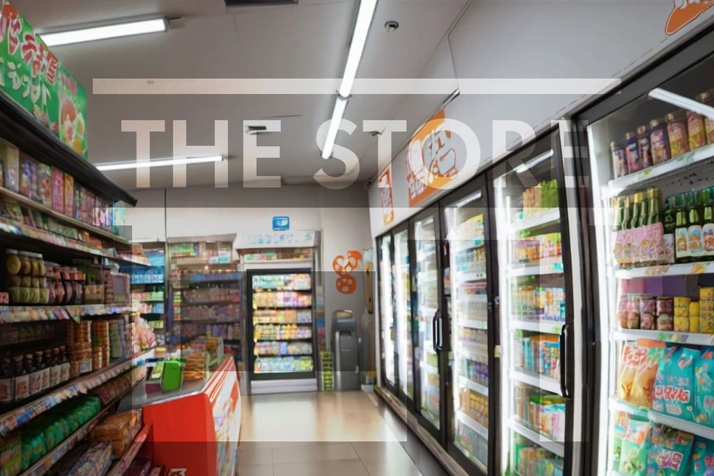 【イラスト素材】コンビニ