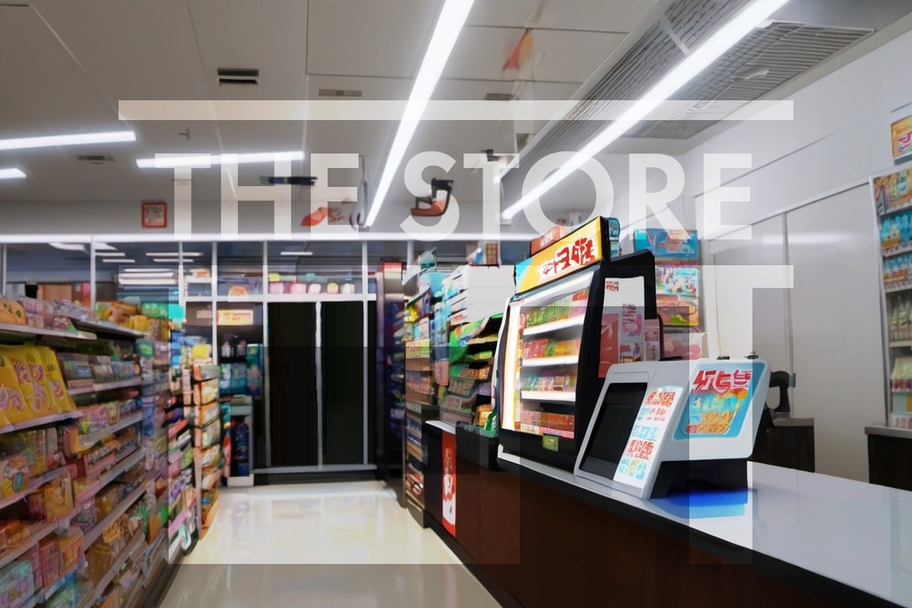 【イラスト素材】コンビニ