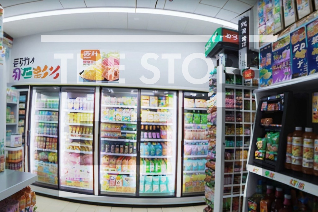 【イラスト素材】コンビニ