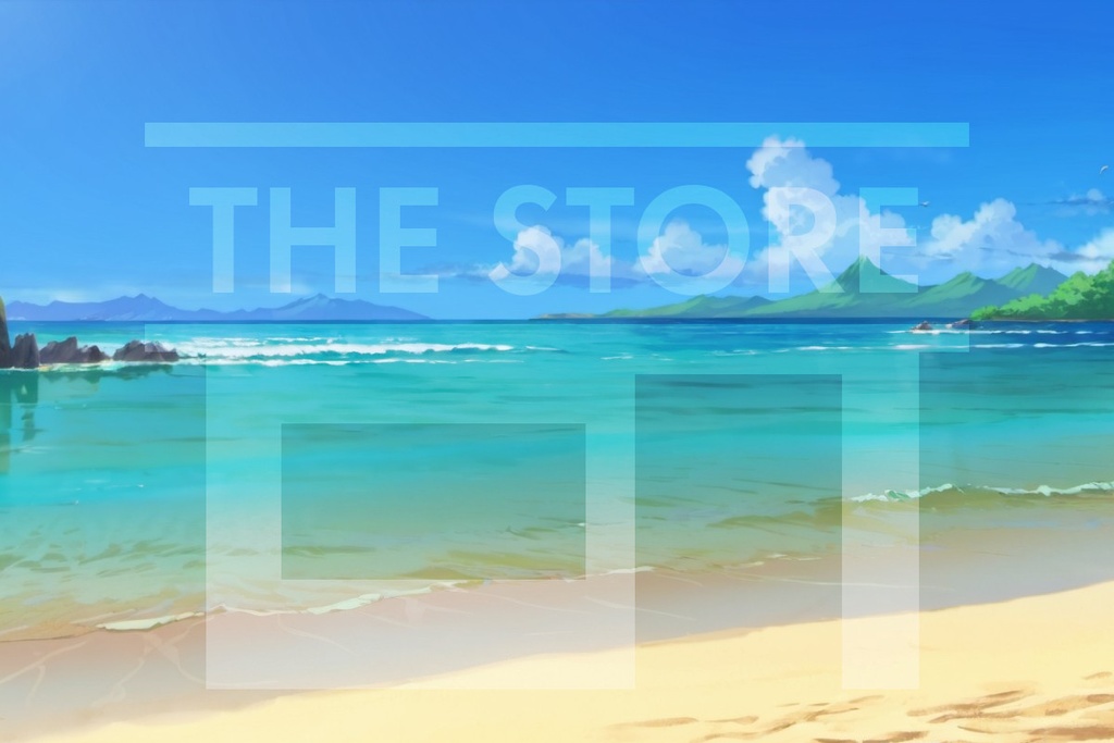 【イラスト素材】ハワイの海