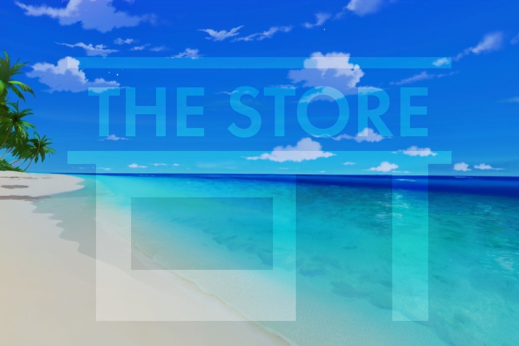 【イラスト素材】南国の海