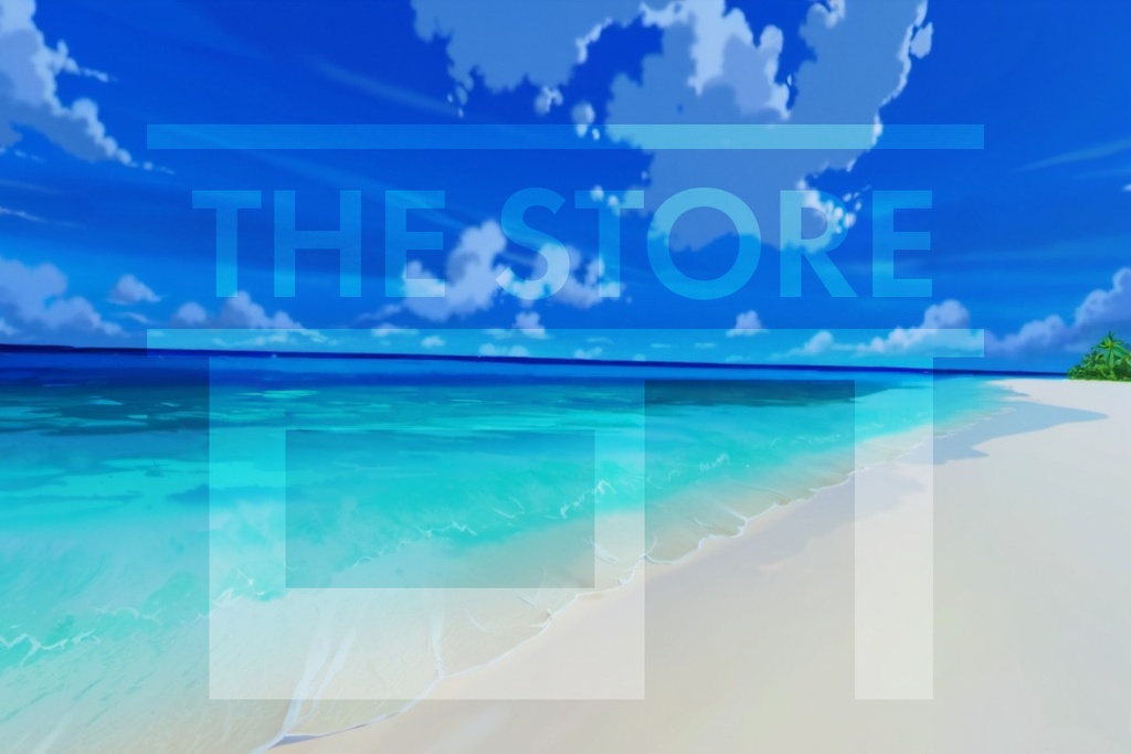 【イラスト素材】南国の海