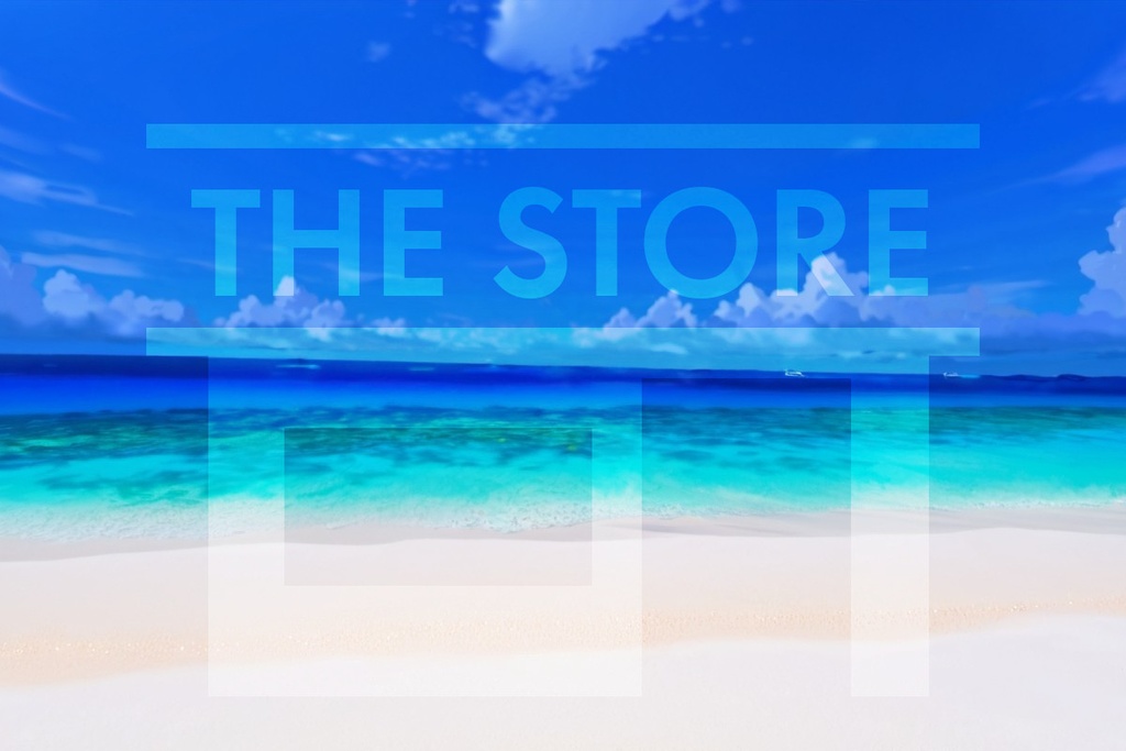 【イラスト素材】南国の海