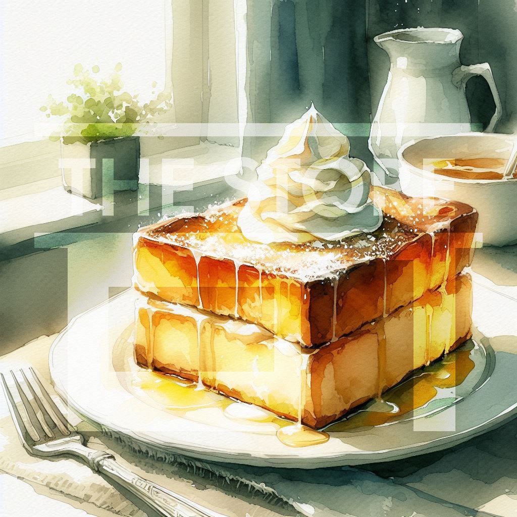【イラスト素材】フレンチトースト