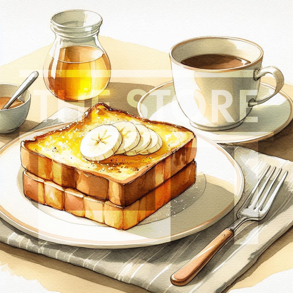 【イラスト素材】フレンチトースト
