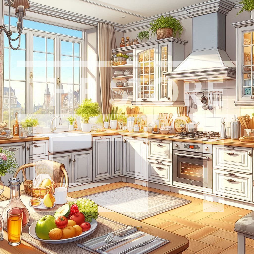 【イラスト素材】住宅の部屋7
