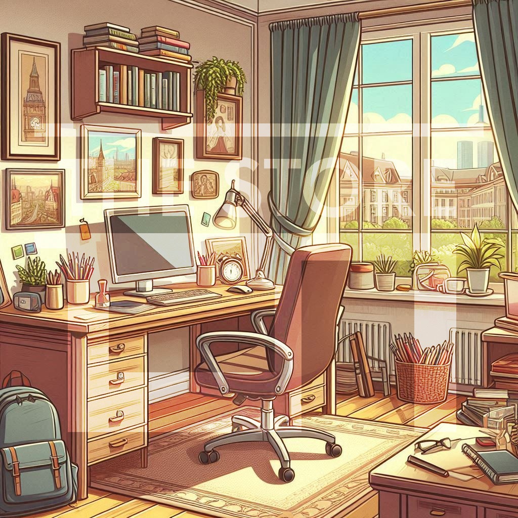 【イラスト素材】住宅の部屋7