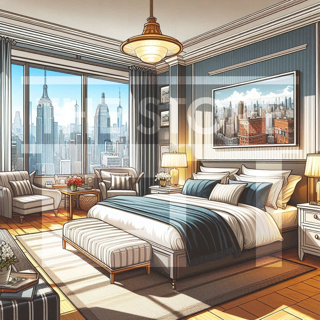 【イラスト素材】マンションの部屋7