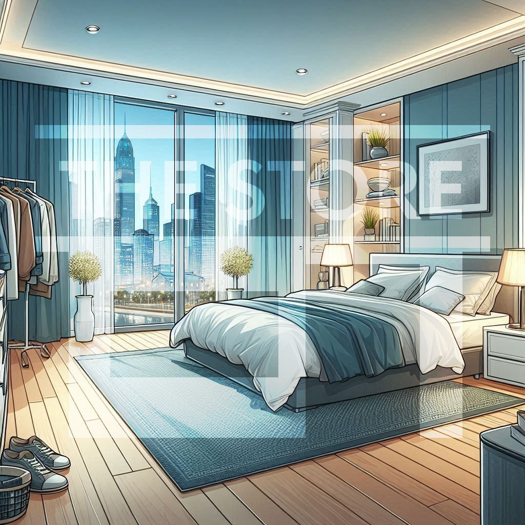 【イラスト素材】マンションの部屋9