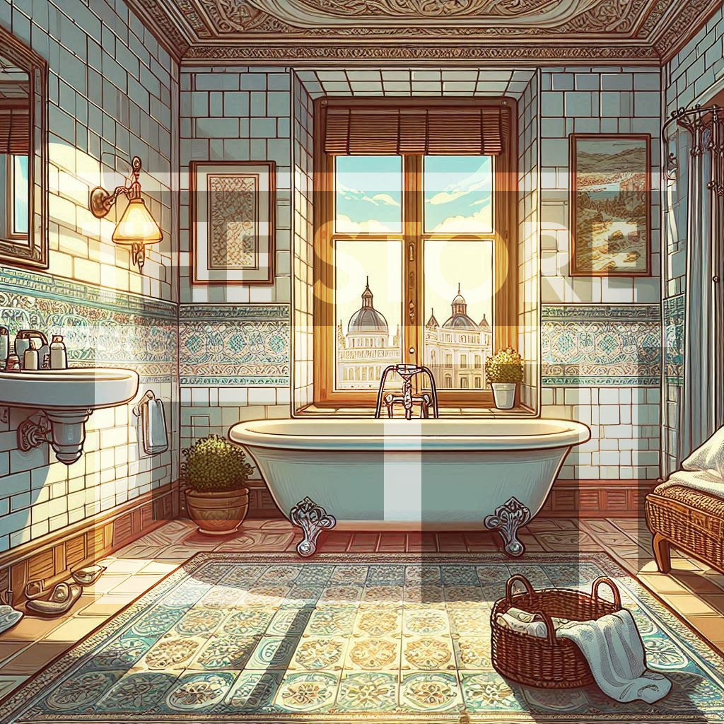 【イラスト素材】マンションの部屋9