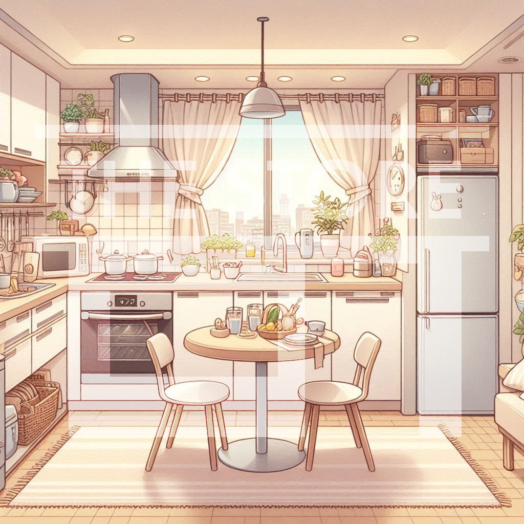 【イラスト素材】マンションの部屋10