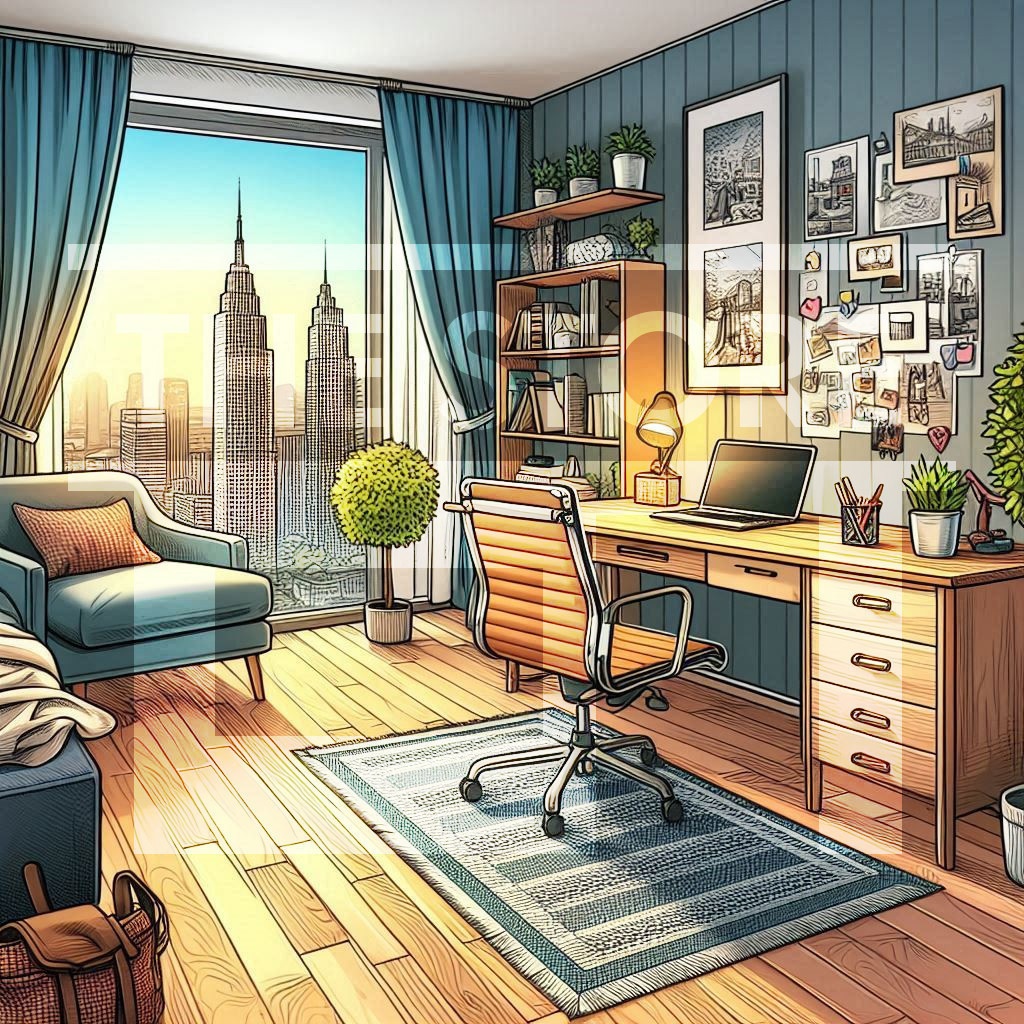 【イラスト素材】マンションの部屋10