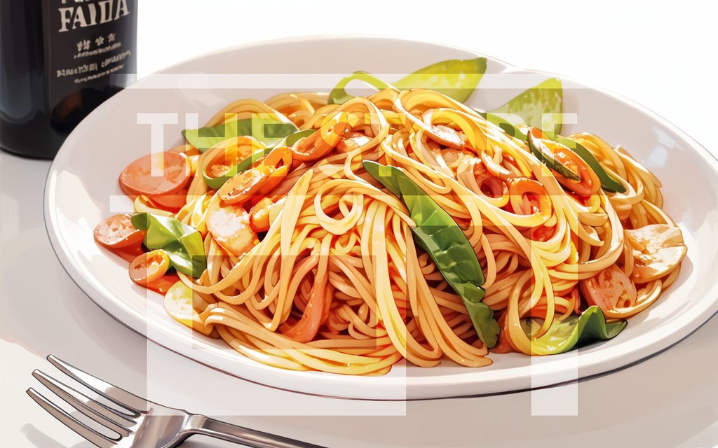 【イラスト素材】ナポリタン