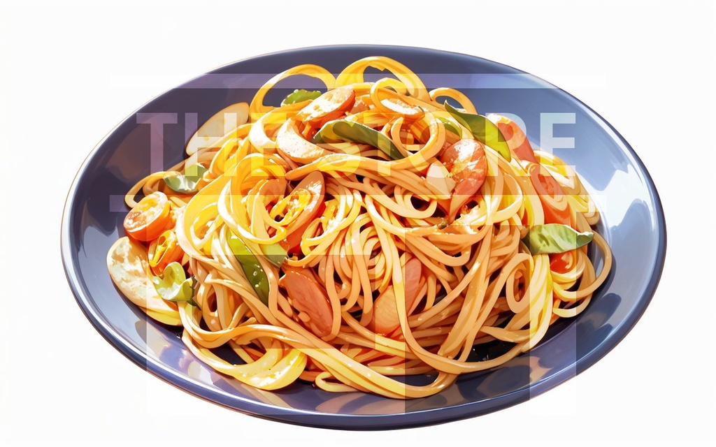 【イラスト素材】ナポリタン