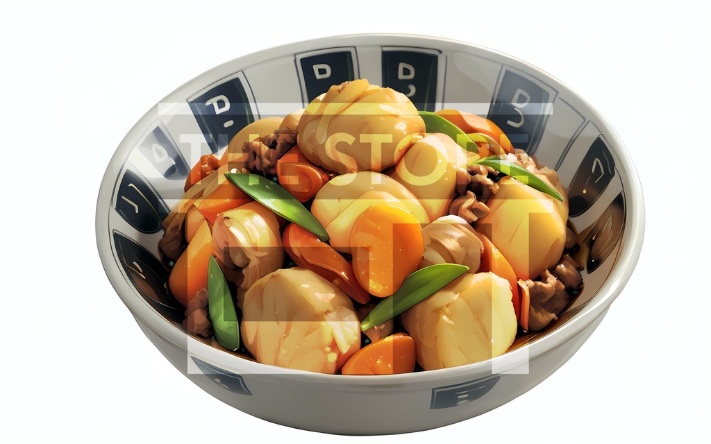 【イラスト素材】肉じゃが