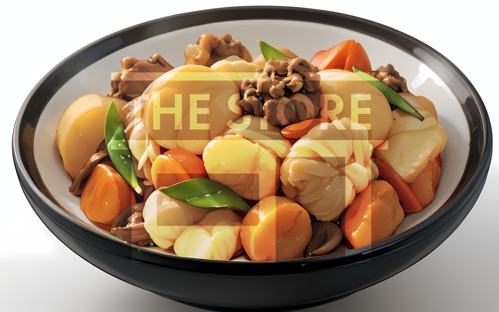 【イラスト素材】肉じゃが