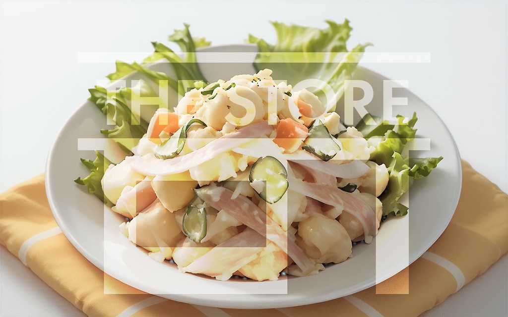 【イラスト素材】ポテトサラダ