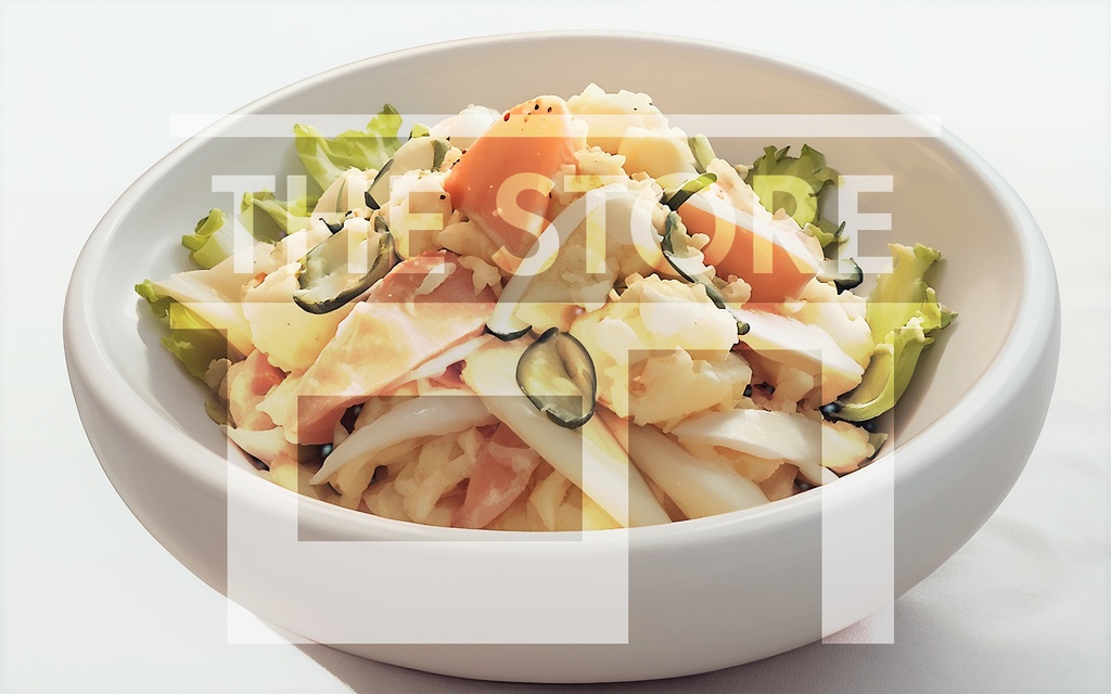 【イラスト素材】ポテトサラダ