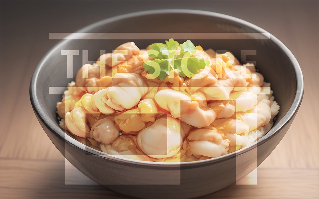 【イラスト素材】親子丼