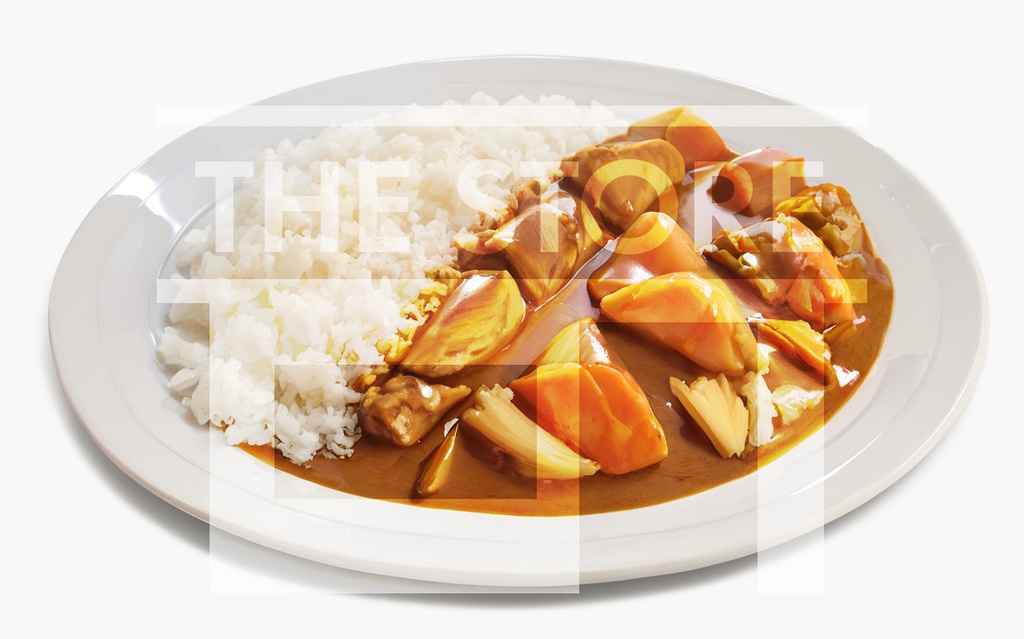 【イラスト素材】カレーライス