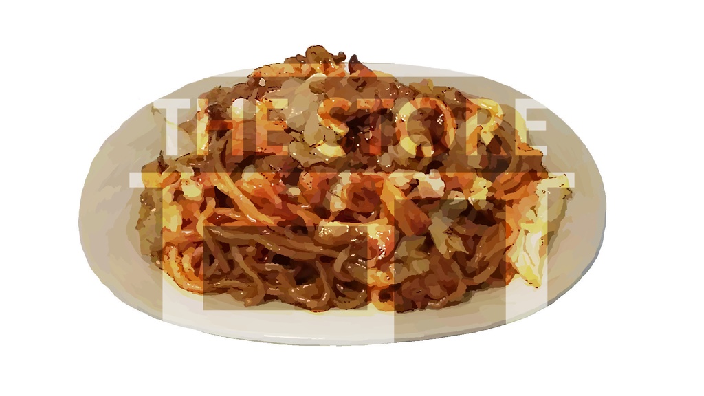 【イラスト素材】焼きそば