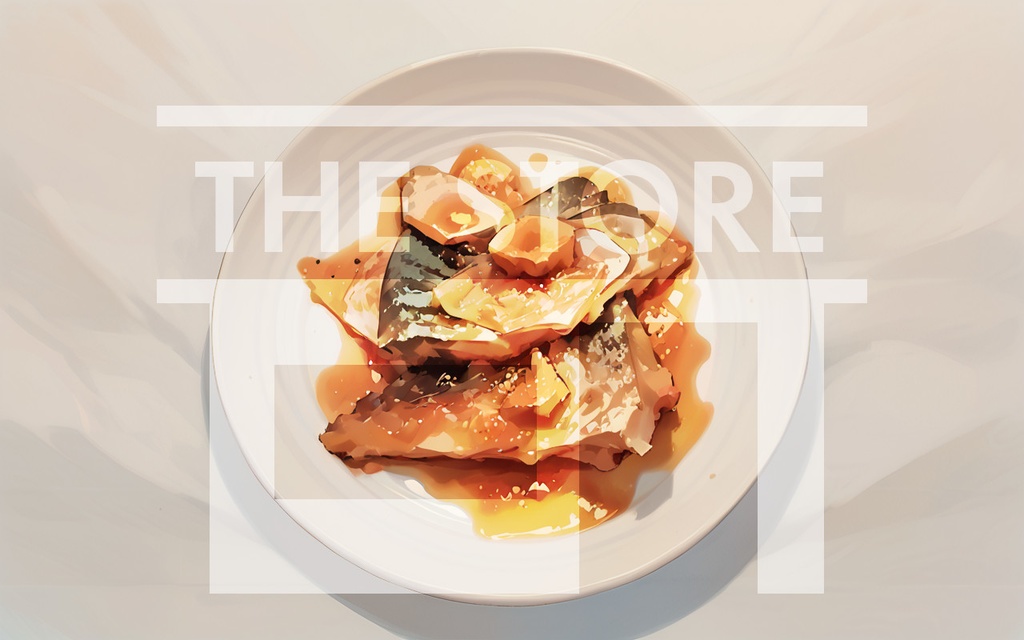 【イラスト素材】鯖のみぞれ煮