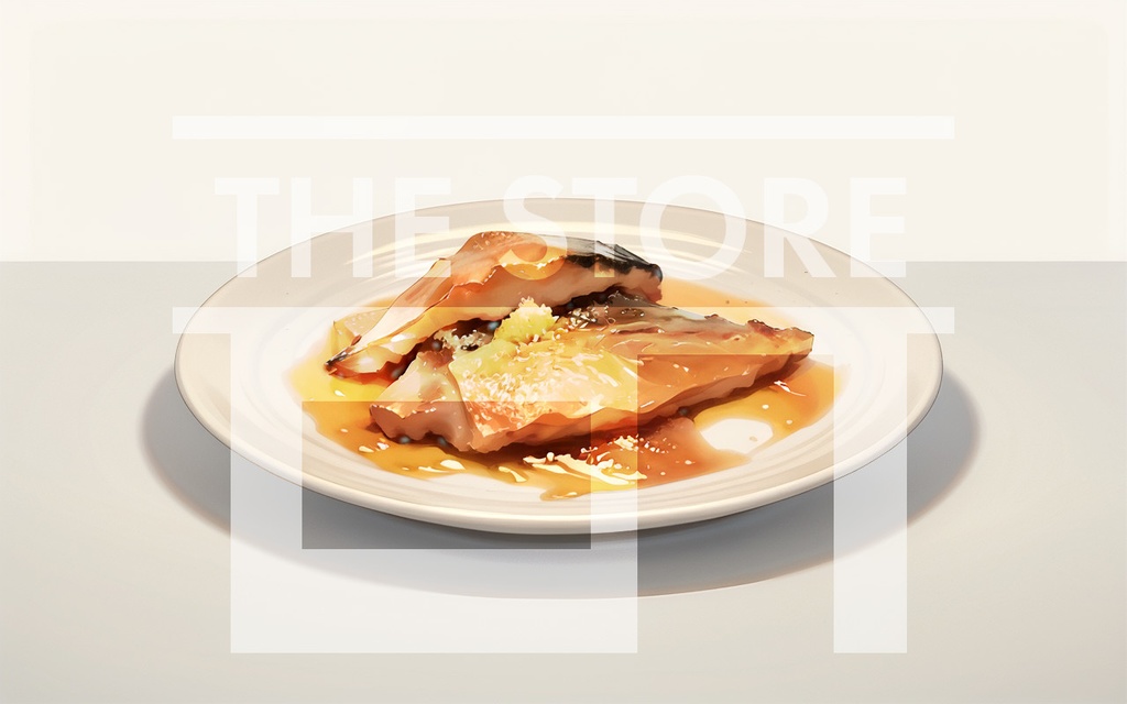 【イラスト素材】鯖のみぞれ煮