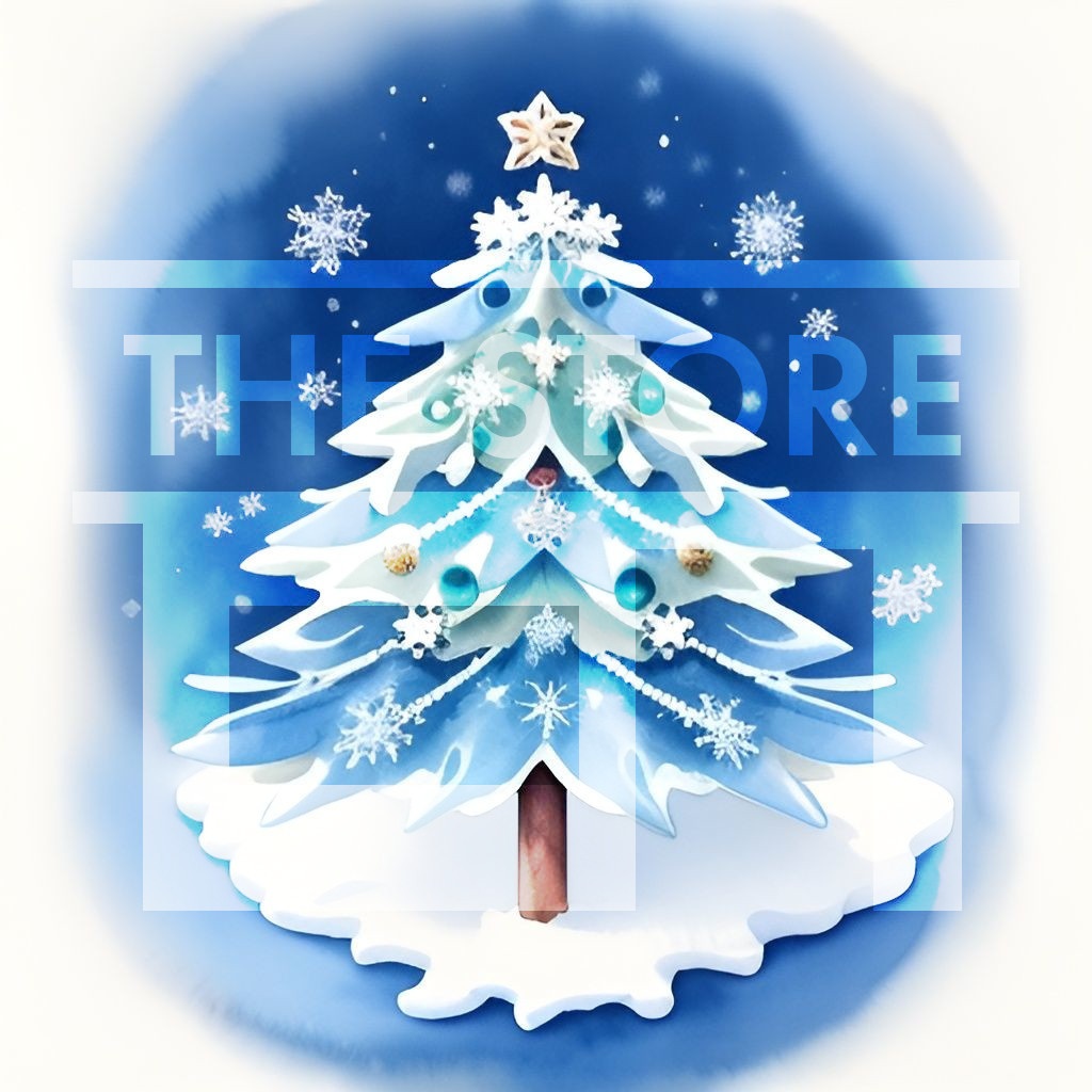 【イラスト素材】クリスマスツリー