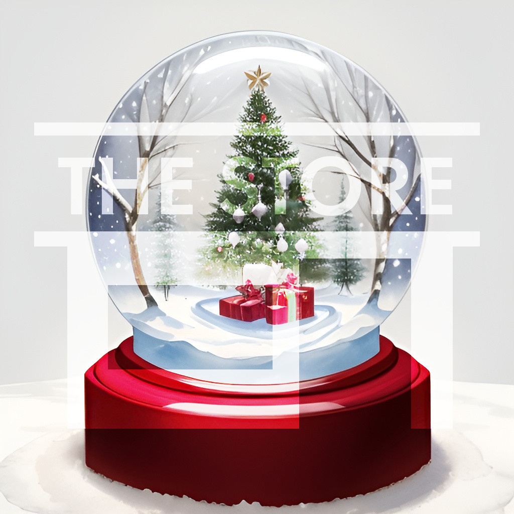 【イラスト素材】スノードーム1