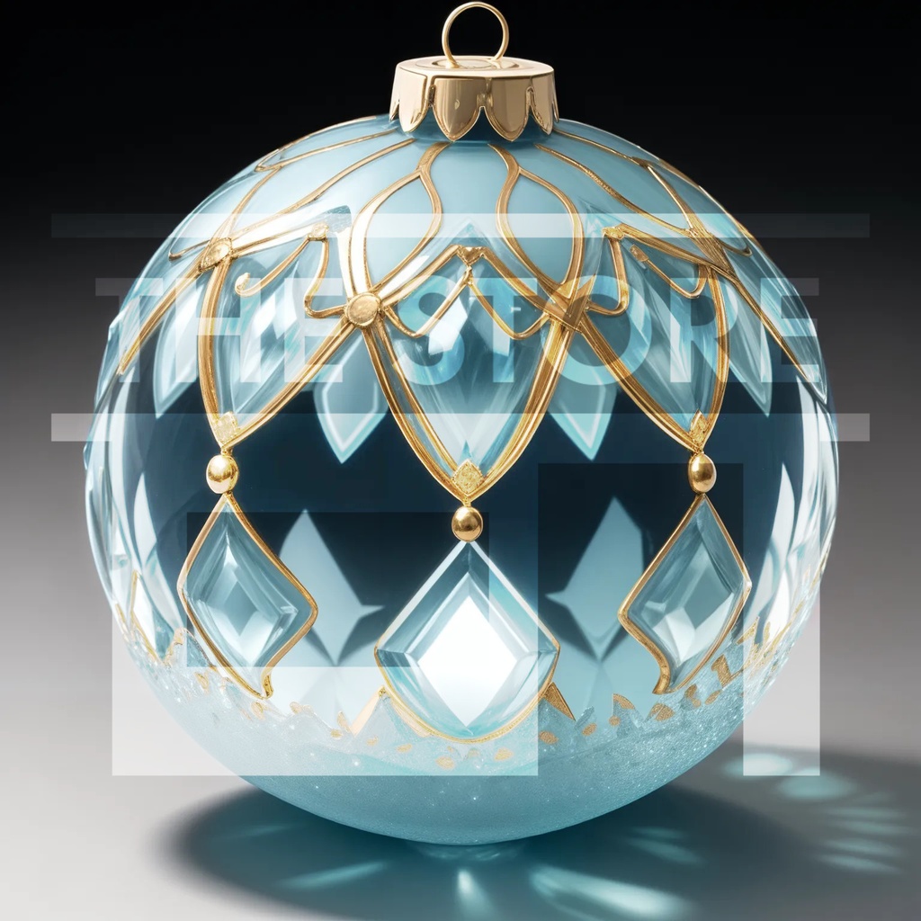 【イラスト素材】クリスマスオーナメントボール