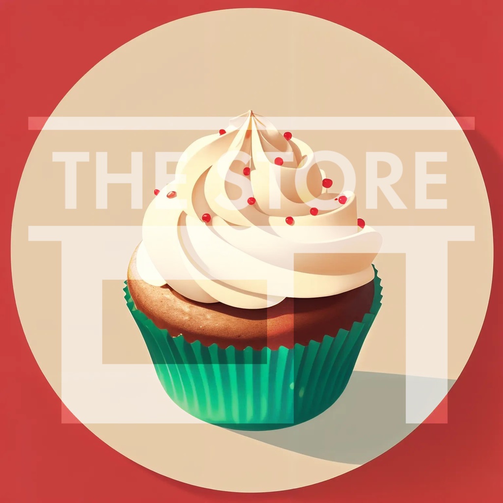 【イラスト素材】カップケーキ