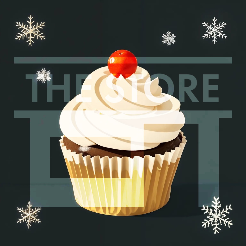 【イラスト素材】カップケーキ