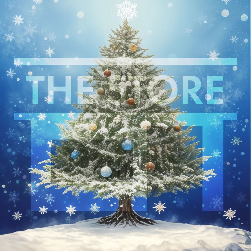 【イラスト素材】クリスマスツリー 2