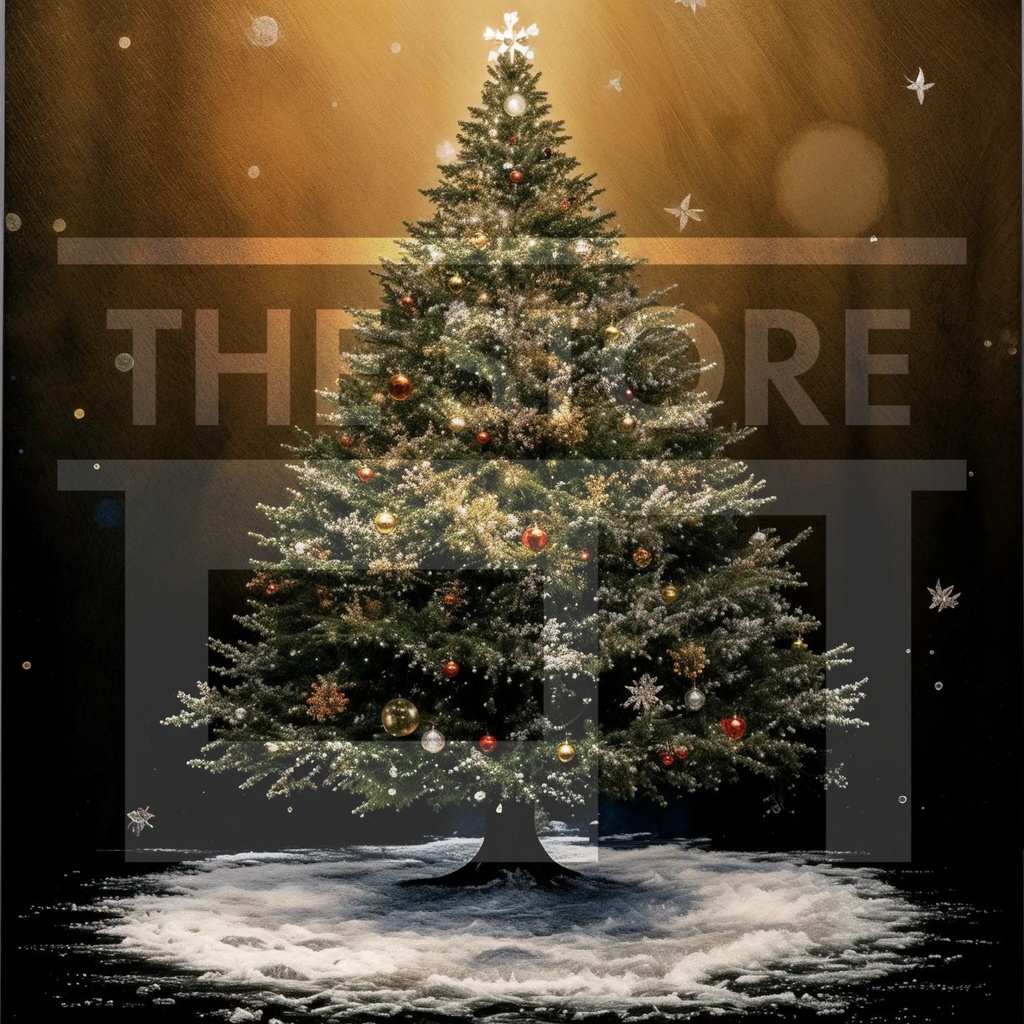 【イラスト素材】クリスマスツリー 2