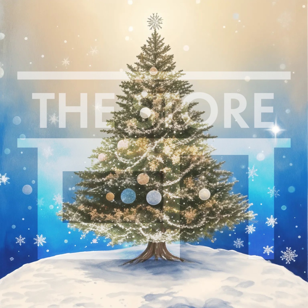 【イラスト素材】クリスマスツリー 2