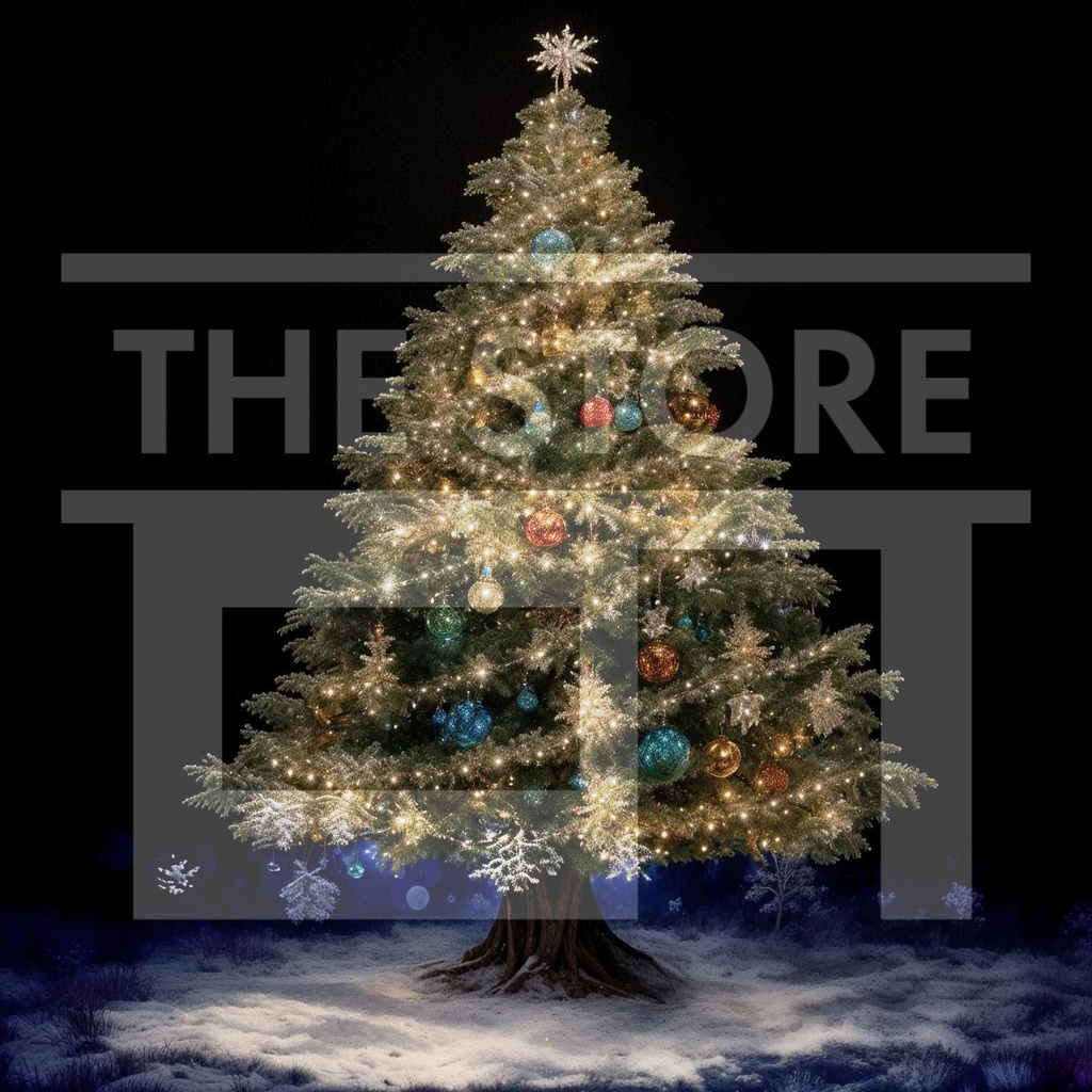 【イラスト素材】クリスマスツリー 2