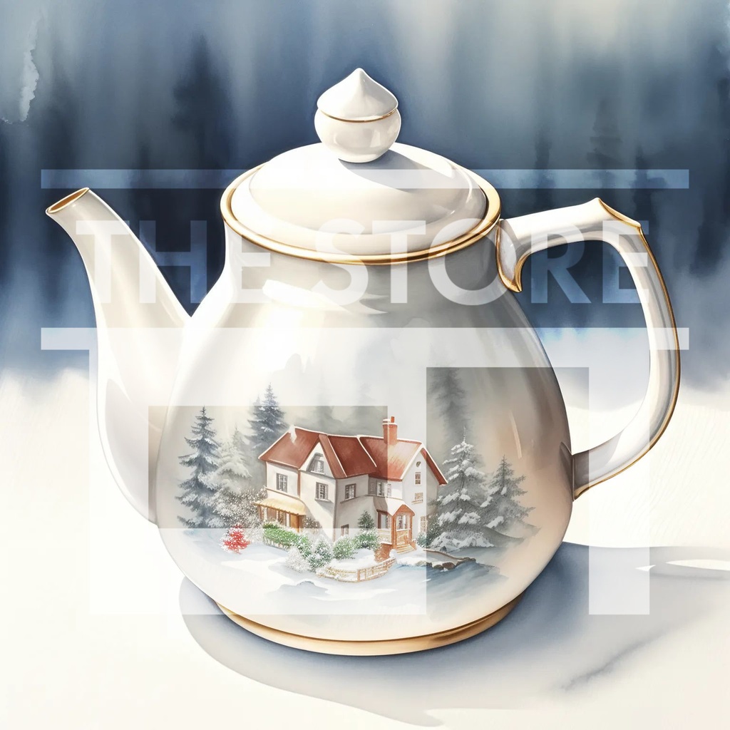 【イラスト素材】ティーポッド