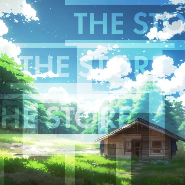 【イラスト素材】山と家1