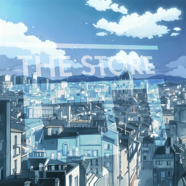 【イラスト素材】街の風景