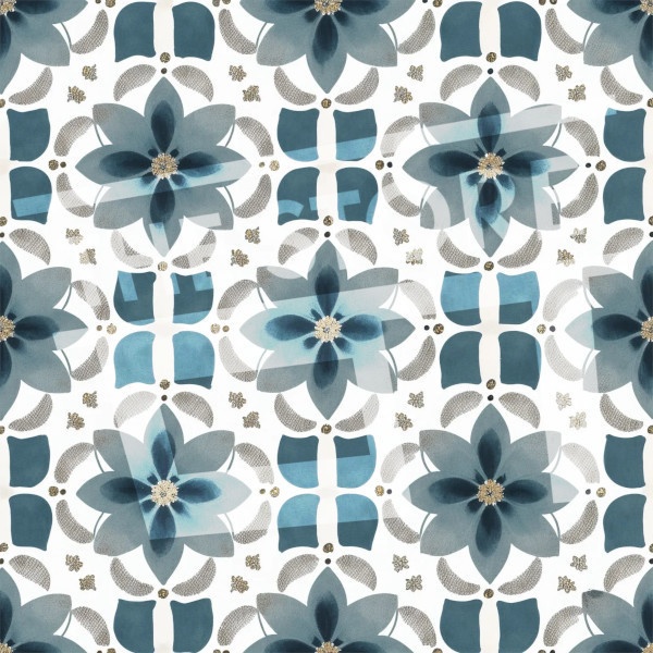 【イラスト素材】花の模様