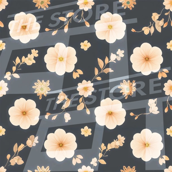 【イラスト素材】花の模様3