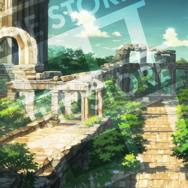 【イラスト素材】遺跡1