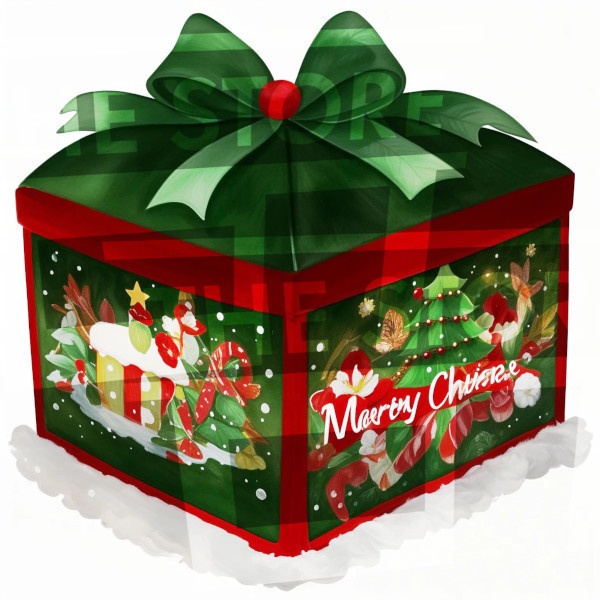 【イラスト素材】クリスマスボックス