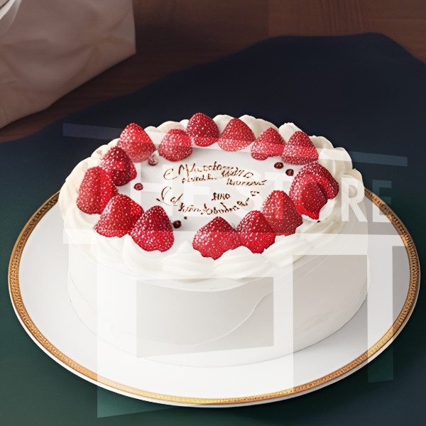 【イラスト素材】クリスマスケーキ2