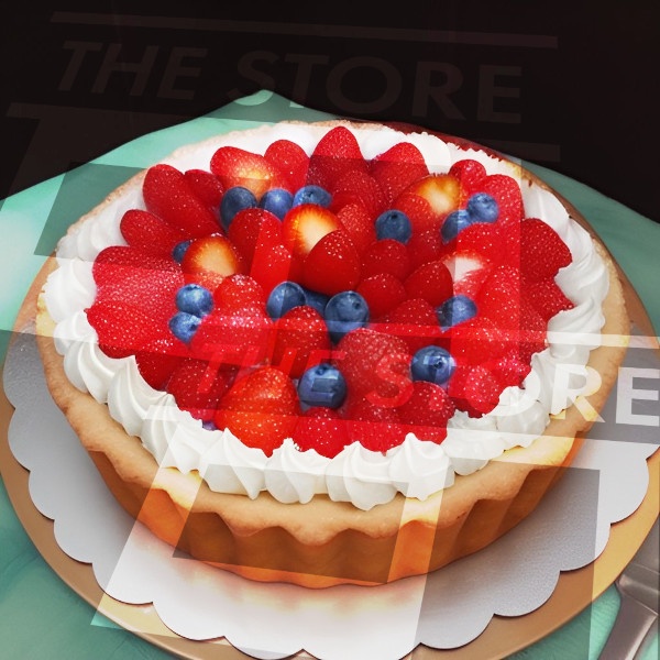 【イラスト素材】いちごのタルト